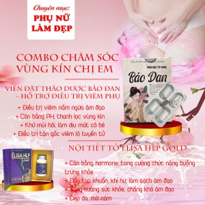 Combo chăm sóc vùng kín nữ tốt nhất