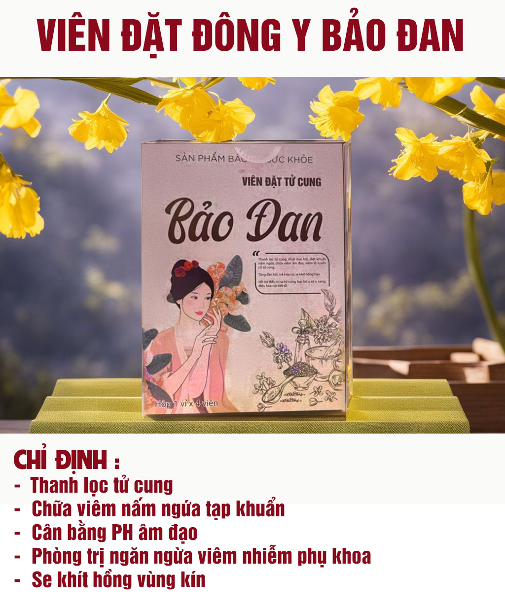 viên đặt trị nấm ngứa vùng kín