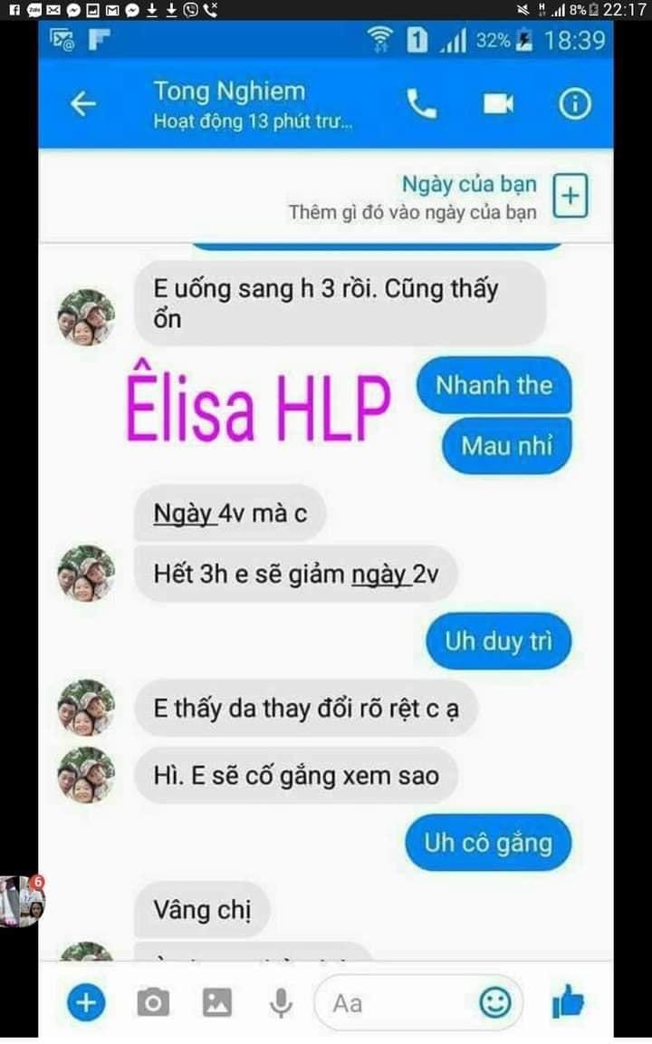 phản hồi khách dùng nội tiết elisa