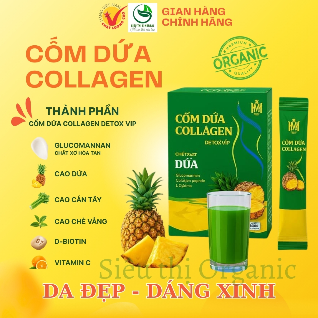Thành phần cốm dứa collagen tự nhiên